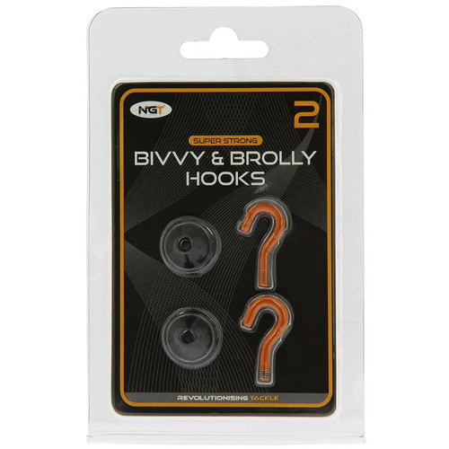 Ngt bivvy hooks magnetic twin - hooks,